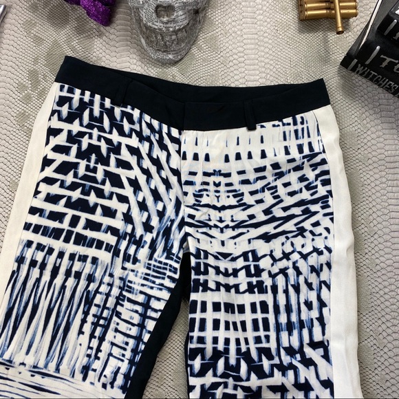 Parker silk Blue long straight pant - Picture 3 of 7